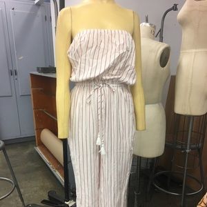 Peach and cream romper in size M/L.